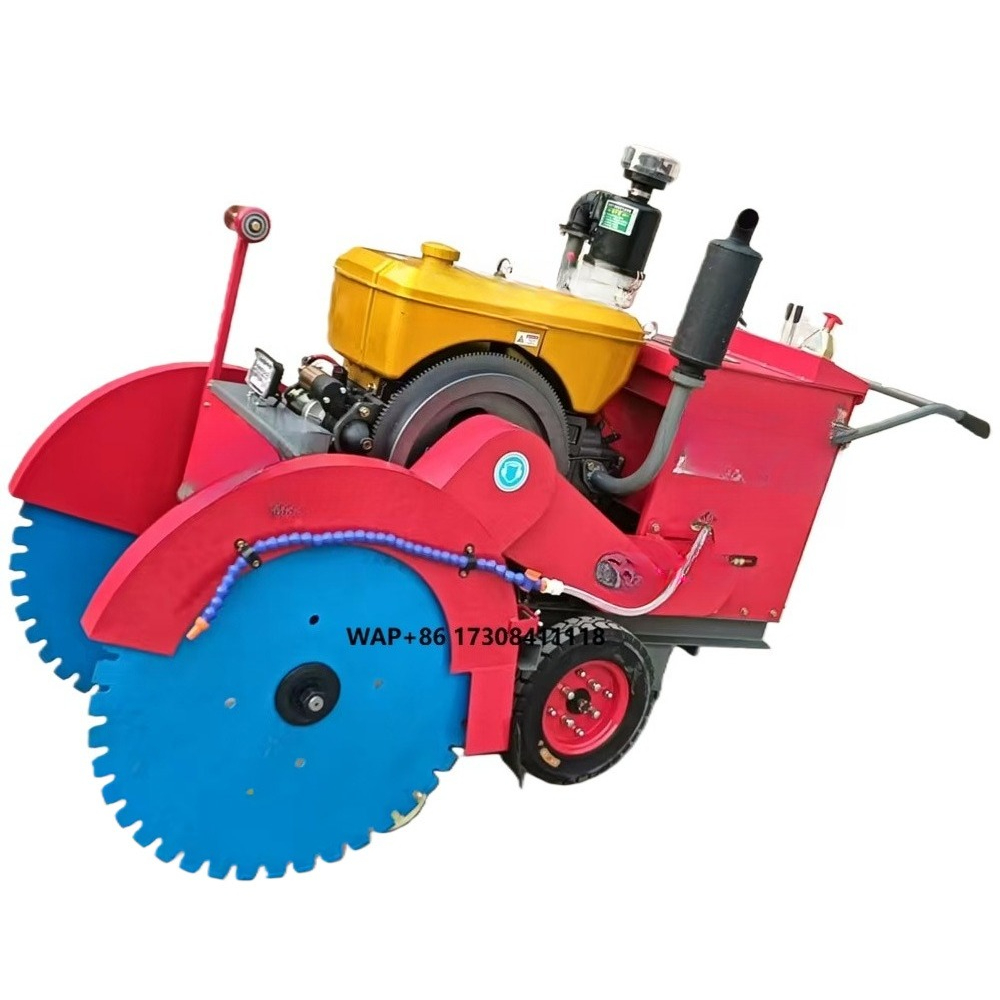 Electric Concrete Cutter - เครื่องตัดคอนกรีตแบบอัตโนมัติ ควบคุมด้วยรีโมท แบบตีนตะขาบ
