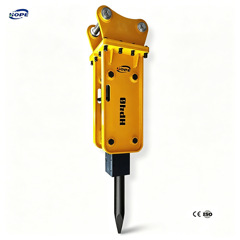 Heavy Equipment Breaker - หัวเจาะหินไฮดรอลิก SB40 รุ่นท็อป, อุปกรณ์ต่อพ่วงรถขุดสำหรับงานก่อสร้าง รื้อถอนคอนกรีตและหิน อะไหล่อุปกรณ์หนัก