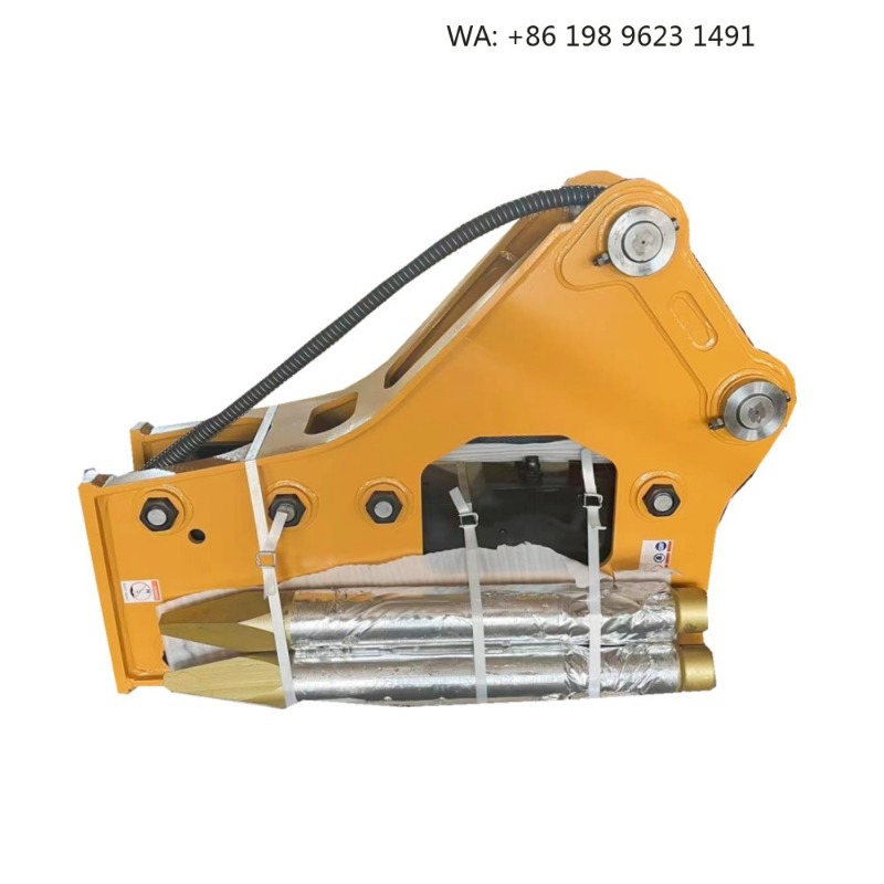 Heavy Equipment Breaker - เครื่องสกัดหินไฮดรอลิกแบบติดตั้งด้านข้างสำหรับงานหนัก อุปกรณ์เสริมสำหรับการรื้อถอนในเหมืองหินที่มีความแข็งสูง อุปกรณ์ก่อสร้างสำหรับรถขุดขนาดใหญ่