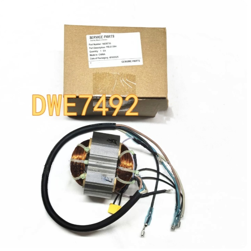 Brick Cutting Saw - สเตเตอร์แท้รุ่น N498814 สำหรับ DEWALT DWE7492 เครื่องเลื่อยวงเดือน