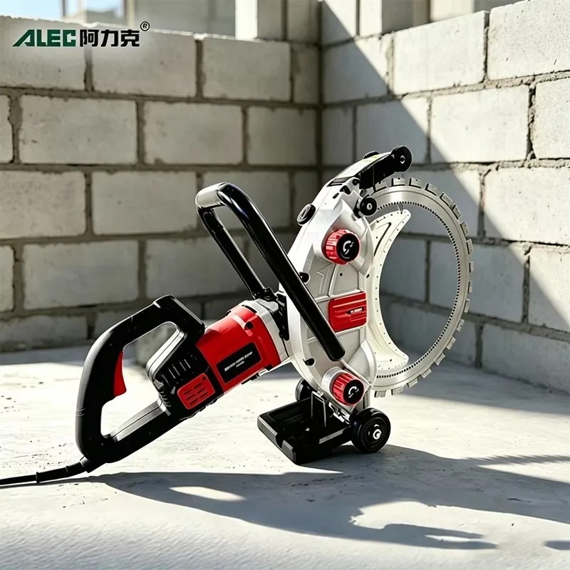 Electric Concrete Cutter - IKN Construction ร้องขอเลื่อยวงเดือนไฟฟ้าตัดคอนกรีตขนาด 410 มม. เครื่องตัดผนังลึก
