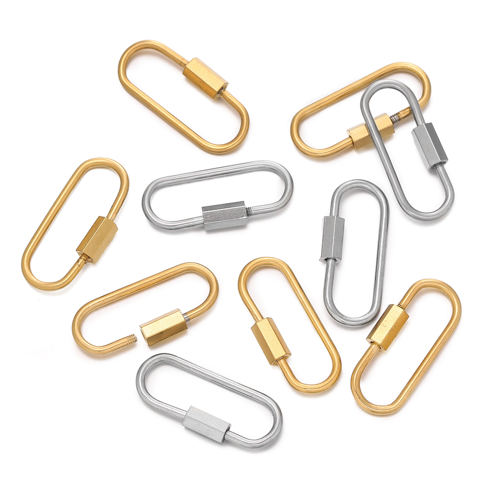 Heavy Equipment Workshop - 5pcs สแตนเลสสตีล Quick Link แหวน Heavy