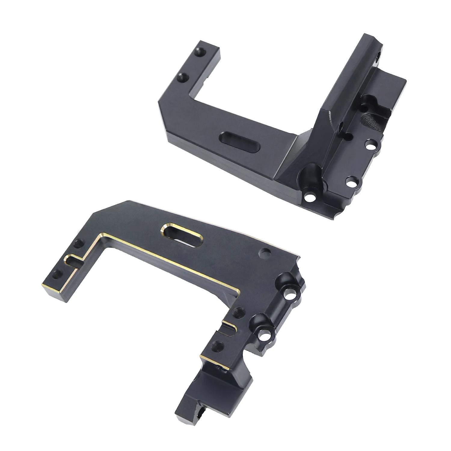 Heavy Equipment Vehicles - ขายึดเซอร์โวทองเหลือง H10 สำหรับรถบังคับวิทยุขนาด 1/10 รุ่น Vanquish