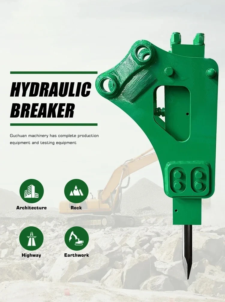 รถขุดขนาดเล็กพร้อมหัวเจาะไฮดรอ - Heavy Equipment Breaker บทวิจารณ์และราคา