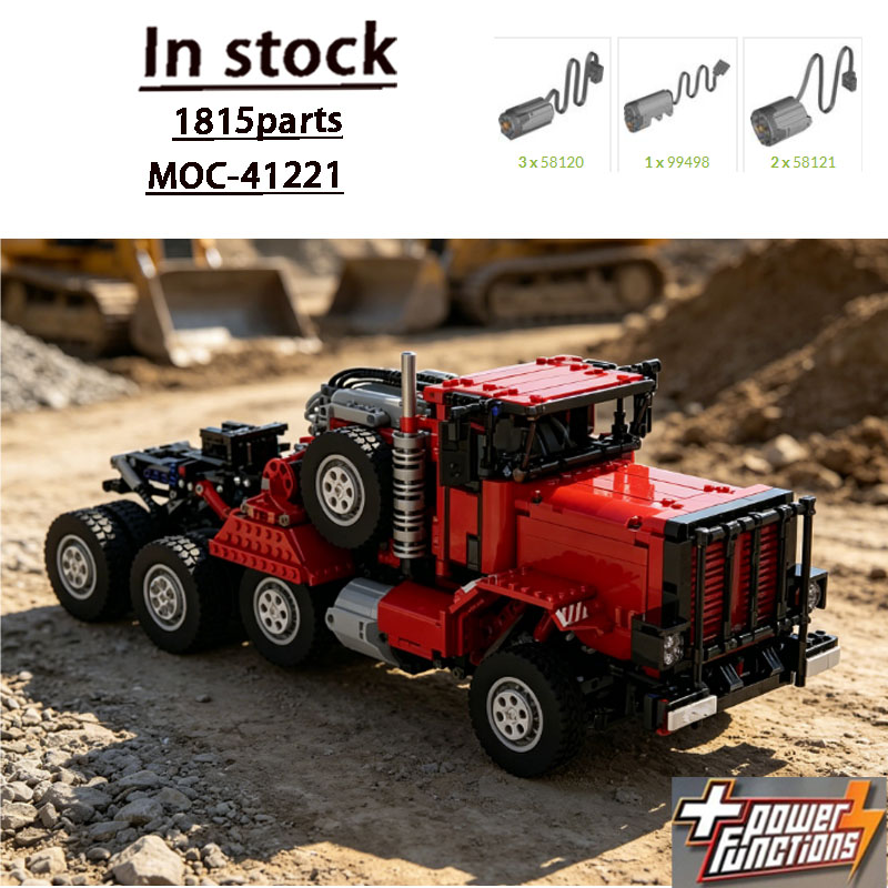 MOC-41221M911Red Edition รถบรร - Heavy Equipment Certificate บทวิจารณ์และราคา