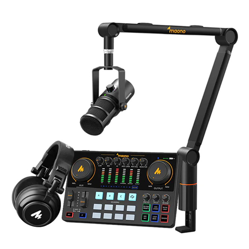 ไมโครโฟนไดนามิก XLR รุ่น MAONO - Heavy Equipment Bundle บทวิจารณ์และราคา