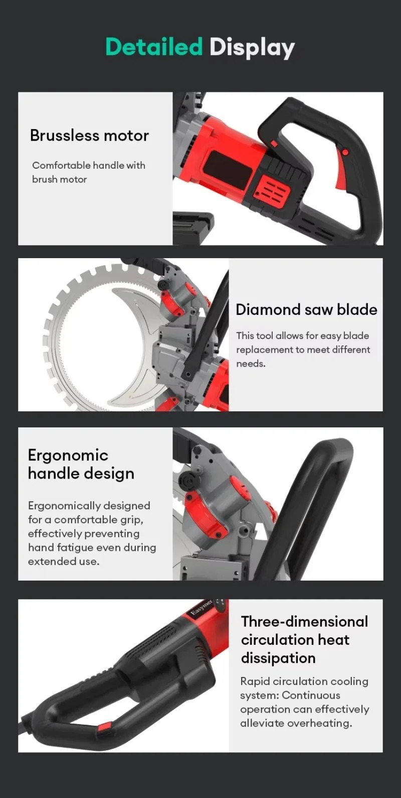 IKN Construction ร้องขอเลื่อยว - Electric Concrete Cutter บทวิจารณ์และราคา
